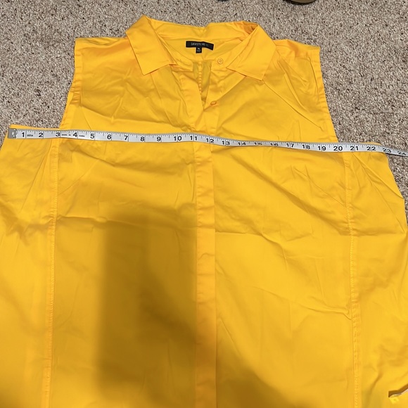 Lafayette 148 Sleeveless Button Down Blouse - Picture 11 of 12